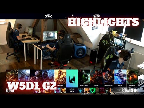 (Highlights) Rogue vs Schalke 04 | Week 5 Day 1 S10 LEC Summer 2020 | RGE vs S04 W5D1