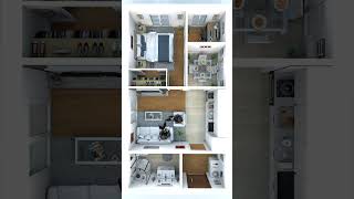 Interior Plan (42m²) #interior #home #decor #architecture #design #house #viral #shorts #short #art