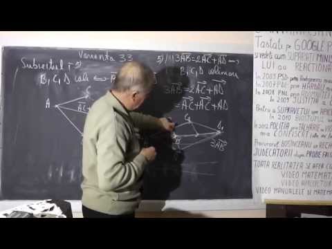 3/3 Lectia 227 - Pregatire Bacalaureat 2014 Matematica Varianta 33 TeleBAC Meditatii gratis profu