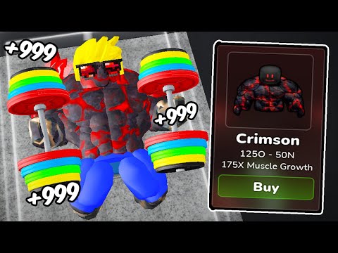 I Unlocked New Divine Gym And Crimson Body Alter In Roblox Gym League