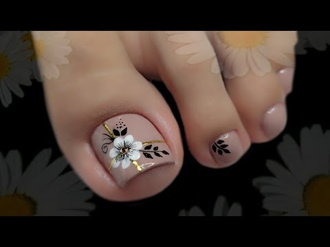DECORADO de Uñas NUDE con FLOR ELEGANTES 💅😍