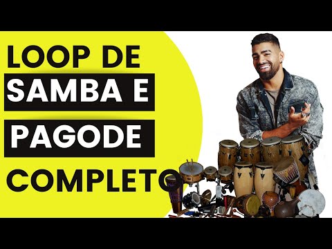 PACOTE DE LOOPS BATERIA E PERCUSSÃO SAMBA E PAGODE (WAV E KONTAKT) VÍDEO  01
