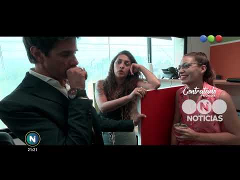 Hired for a day: call center - Telefe News