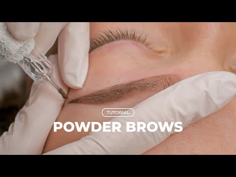 Powder Brows Tutorial For Beginner