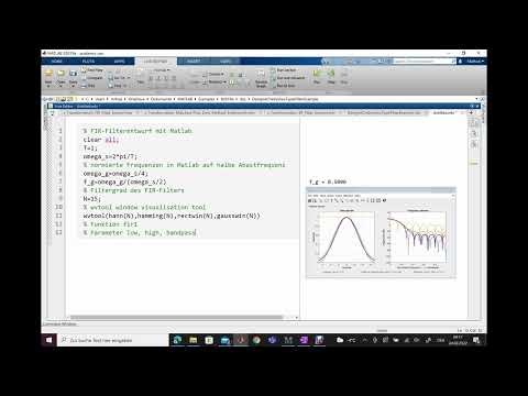 z Transformation FIR Filter Entwurf mit Matlab1