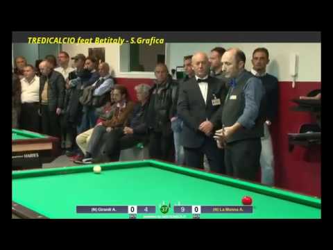 GIRARDI vs LA MANNA - 1^ PROVA BILIARDO BTP 2016/17 DESIO