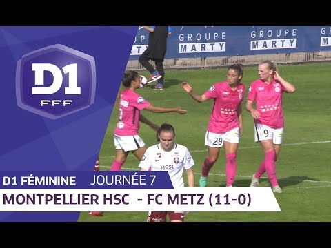 J7 : Montpellier HSC - FC Metz (11-0) / D1 Féminine