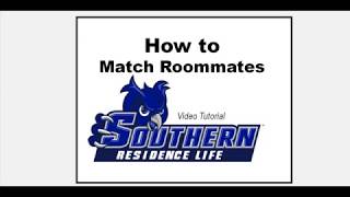Roommate Matching Tutorial