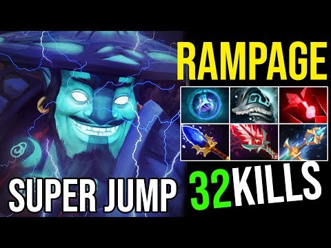 Super Long Jump [Storm Spirit] Small Black Hole With Scepter EPIC RAMPAGE 32Kills By Bamboe | DotA 2