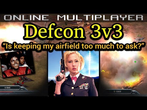 Defcon 3v3 - Super Weapon General - No Rules | C&C Generals Zero Hour | No Commentary