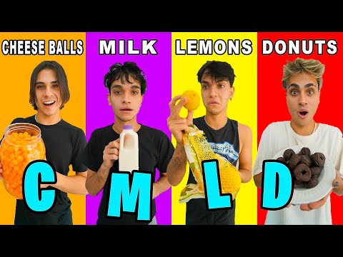 Eating Only Foods that Start with the FIRST LETTER of Your NAME Challenge!