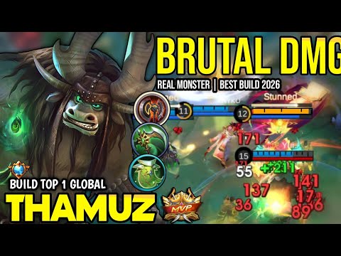 THAMUZ BEST BUILD 2026 | BUILD TOP 1 GLOBAL THAMUZ GAMEPLAY | MOBILE LEGENDS✓