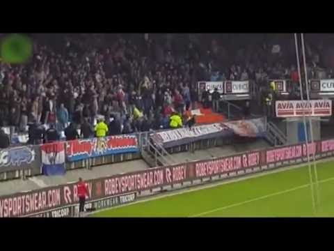 Rellen Hooligan Supporters bij Willem II 2 Feyenoord