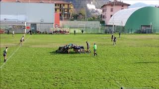 U18 - RAPTORS VALCAVALLINA RUGBY  > JUNIOR RUGBY BRESCIA ASD  al Comunale di Trescore Balneario: 