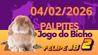 PALPITES DO DIA 04/02/2026 | JB • ANÁLISE COMPLETA • TENDÊNCIAS E PROJEÇÕES