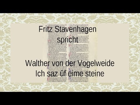Walther von der Vogelweide „Ich saz ûf eime steine – Reichsklage“ II