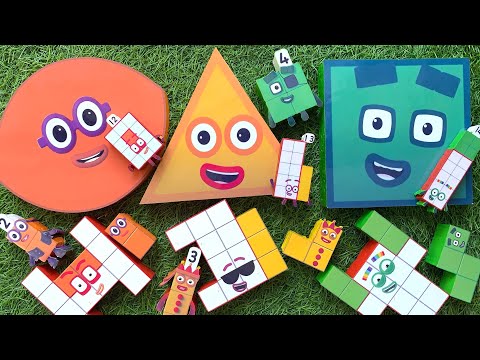 Looking for Numberblocks NEW 88 Puzzle Tetris Shape ASMR  | Numberblocks Satisfying Video