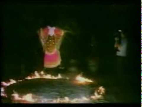 African Shaman Levitating in the Air