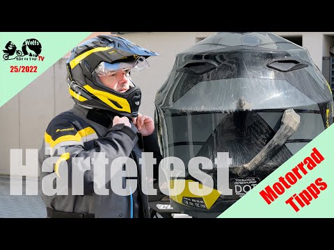 Touratech Aventuro Carbon 2 Plus Adventure Helm Test | Inklusive Sturzprobe