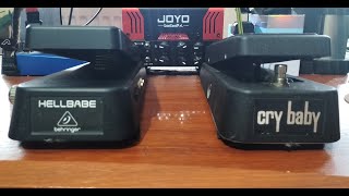 Video thumbnail for Wah Pedal Shootout! Dunlop Cry Baby VS Behringer Hell Babe! by TokiWard guitar