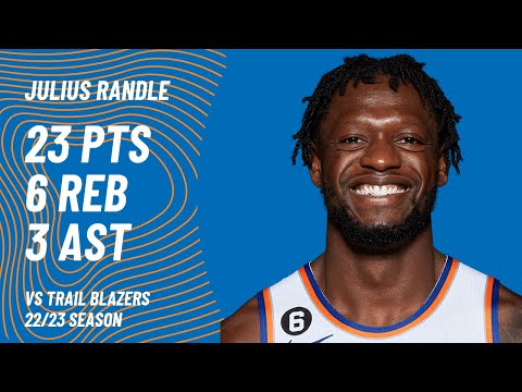 Julius Randle vs Portland Trail Blazers | Nov 25, 2022