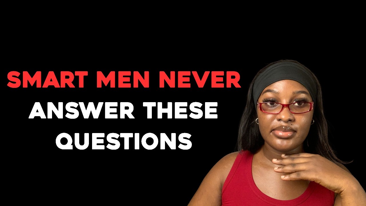 Smart Men NEVER Answer These 3 Questions From any Woman | Official Nma