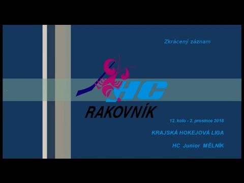 HC Rakovník - HC Junior Mělník  - zkrácený  záznam  zápasu