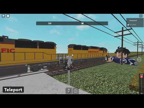 UP 1166, 1145, 1107 & Cotton Belt 1158 equipment move heads for Jville yard on the UP Harvard Sub