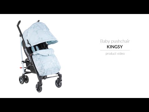Бебешка количка Kingsy 2020, лятна, сива Kikkaboo  2