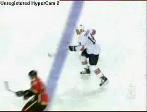 Raffi Torres hit on David Moss