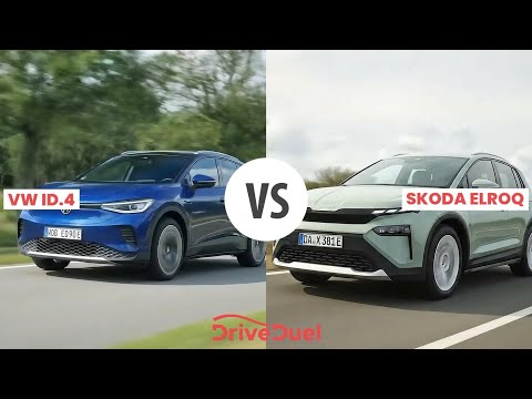 VW ID.4 vs Škoda Elroq – Elektro-SUVs im direkten Vergleich