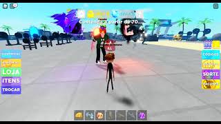 Testando A minha fora No Muscle Legends