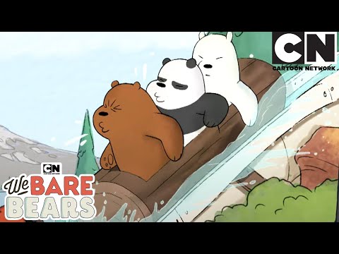 Bear Cleaning and Log Ride Short Stories - We Bare Bears | Cartoon Network | Cartoons for Kids