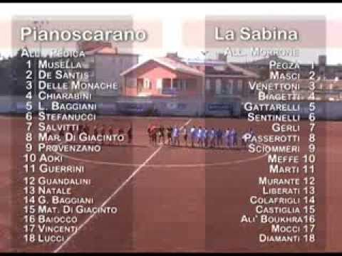 CALCIO, PROMOZIONE LAZIALE: Pianoscarano 1949 - La Sabina, stagione 2012/2013