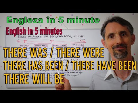 Lectii Gramatica Engleza - THERE WAS / HAS BEEN / WILL - English Grammar Lessons