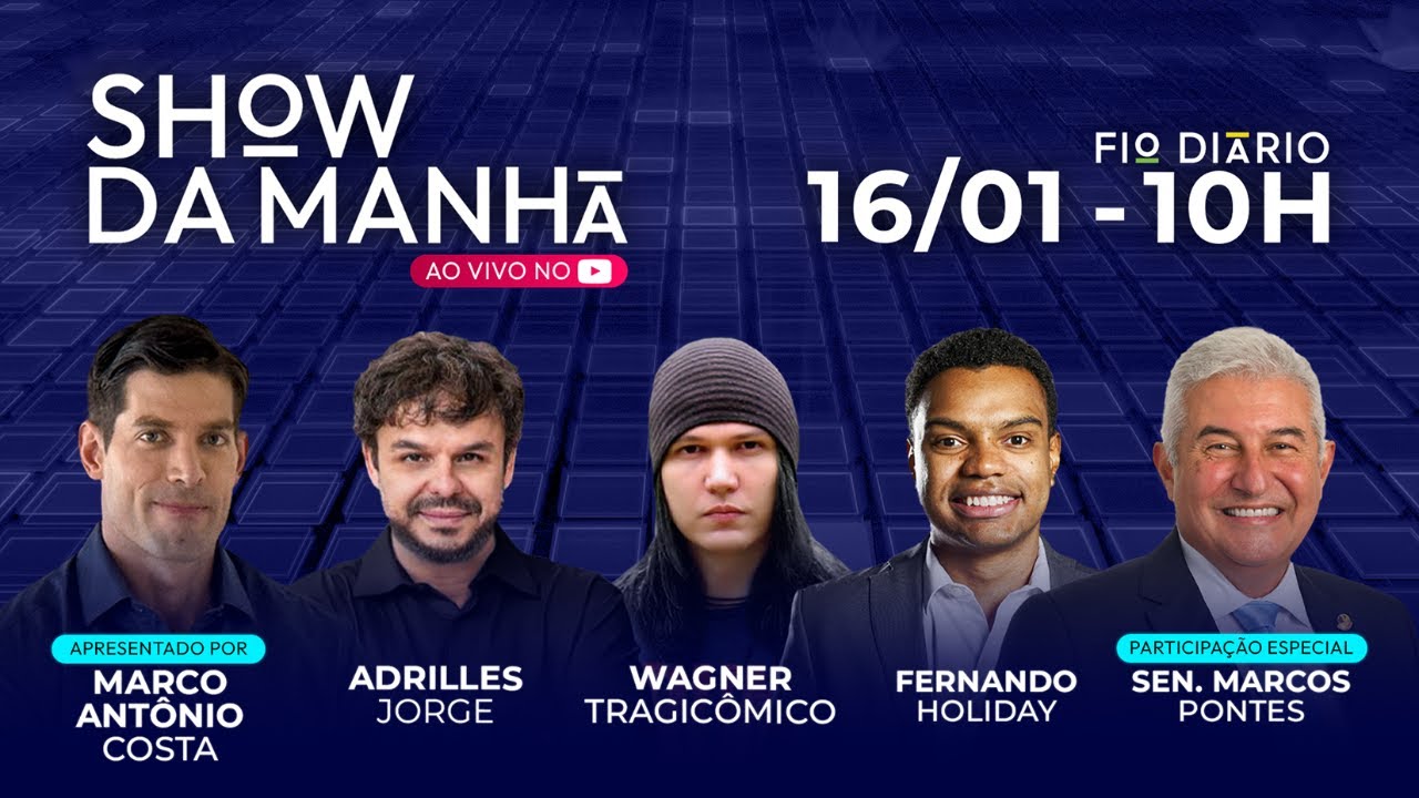 SHOW DA MANHÃ - SENADOR MARCOS PONTES ABRE O JOGO - 16/01/2025
