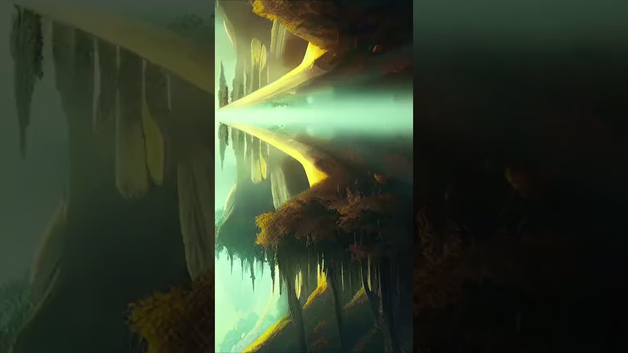 Landscapes - Stable Diffusion - Deforum - #Shorts