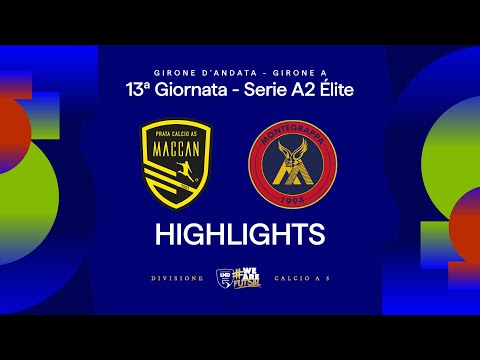 Maccan Prata 2-5 Montegrappa | Goals and highlights | Matchday 13 | Serie A2 Elite 25/26 - Group A