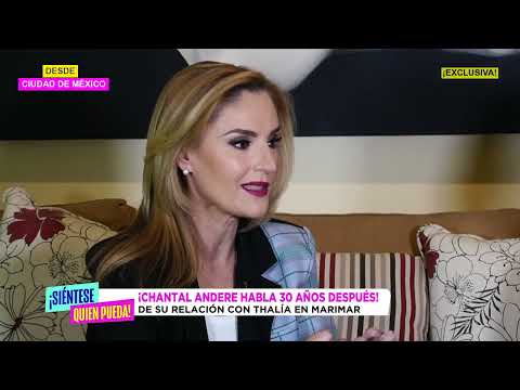 Chantal Andere y Thalía Enemigas de Novela, Amigas En La Vida Real