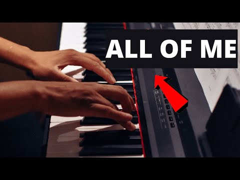 How to play ALL OF ME INTRO on Piano (John Legend) - Piano Beginner