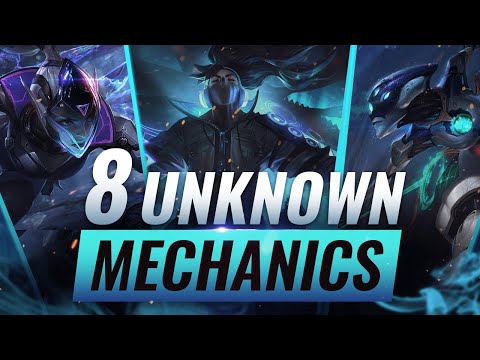 8 UNKNOWN Mechanics Almost NOBODY Knows About - League of Legends Season 10