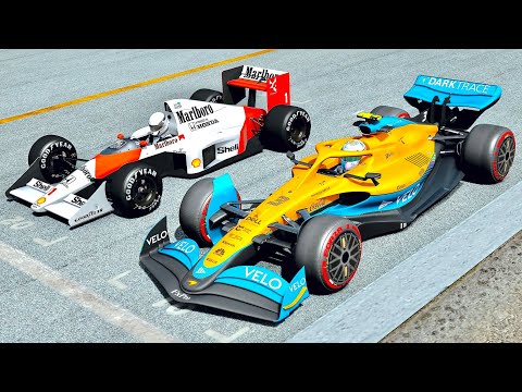 McLaren F1 2022 vs McLaren F1 1990 at Spa