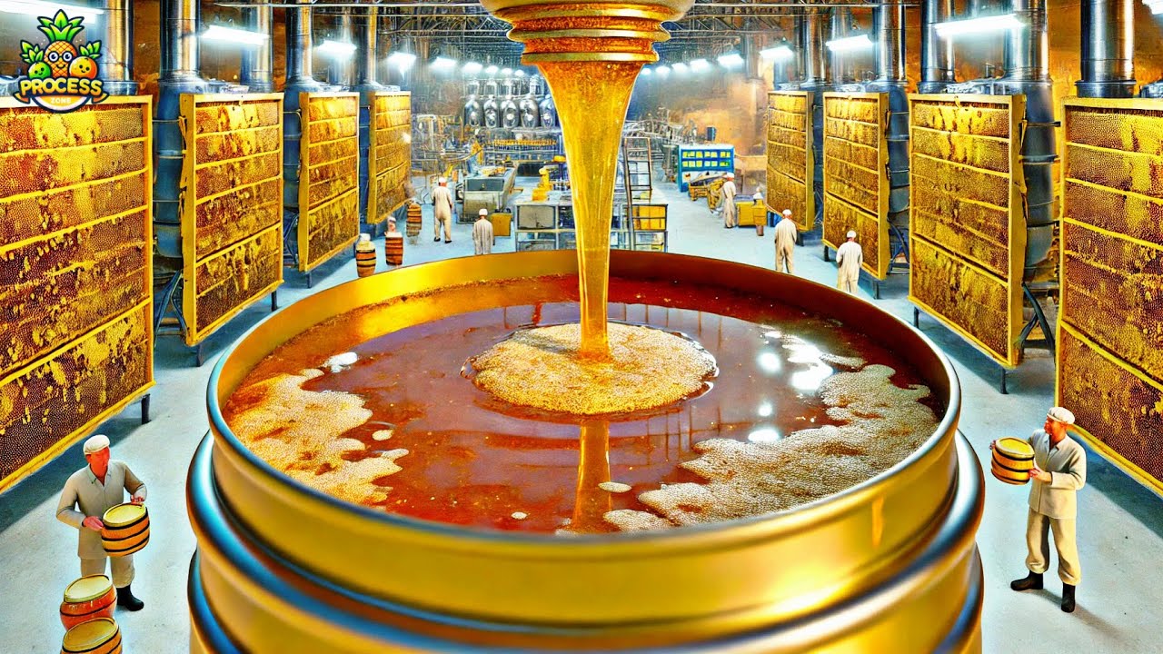 How Honey is Made In Factory | Honey Factory Process