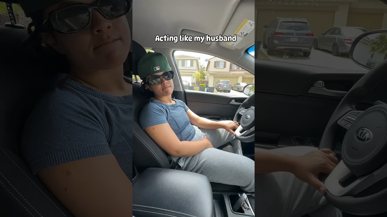 Acting Like My Husband 🌚😂 #funny  #couple #relatable