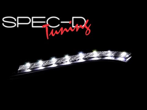 SPECDTUNING DEMO VIDEO: 2010-2012 GENESIS COUPE PROJECTOR LED HEADLIGHTS