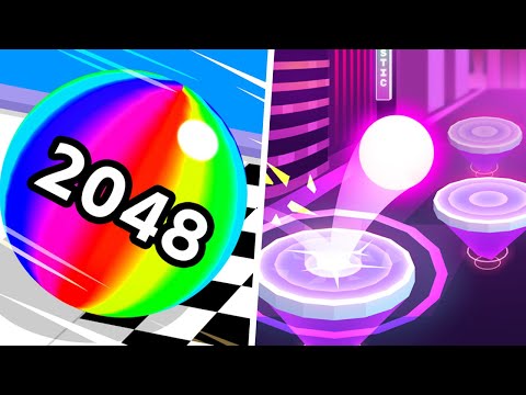 Ball Run Infinity 2048 vs Dancing Ball Fun - Max Level Gameplay (Part 1)