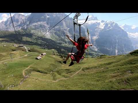 The full First Flyer from First to Schreckfeld | Grindelwald-First