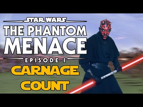 Star Wars The Phantom Menace Carnage Count (REMASTERED)