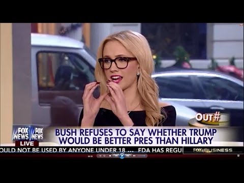 12-18-15 Kat Timpf on Outnumbered - Jeb Dodges Trump Question