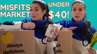Misfits Market Under $40! Organic Grocery Subscription Unboxing + Coupon Code